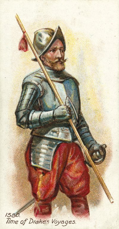 1580, Tempo dei Viaggi di Drake da English School
