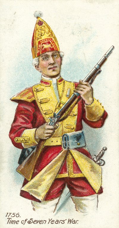 1756, Tempo della Guerra dei Sette Anni da English School