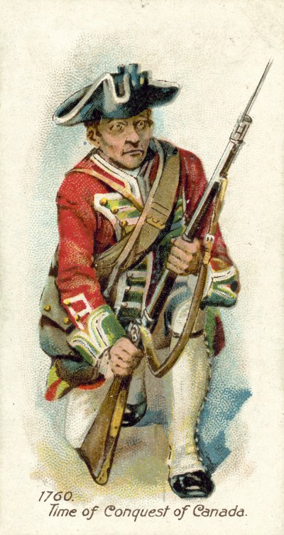 1760, Tempo della Conquista del Canada da English School