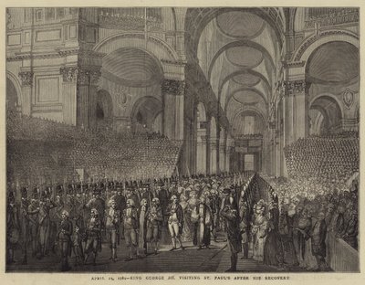 23 aprile 1789, Re Giorgio III visita St Paul