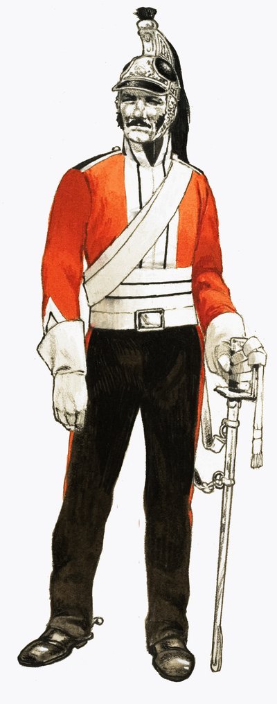 3° Reggimento di Dragoni 1812 Soldato da English School