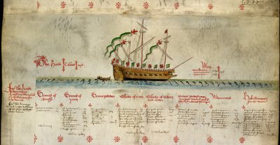 La Harte, con dettagli del suo equipaggio e armamento, da 