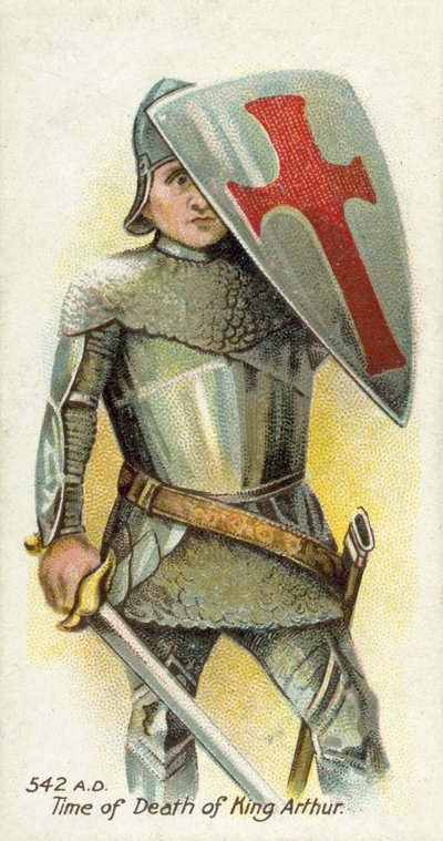 542 d.C., tempo della morte di Re Artù da English School