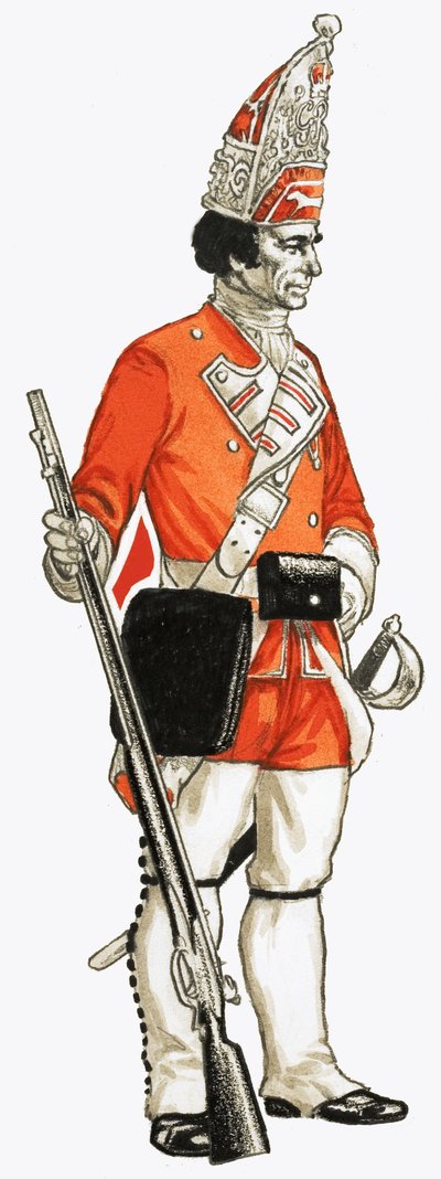 92° Granatiere a piedi 1751 da English School