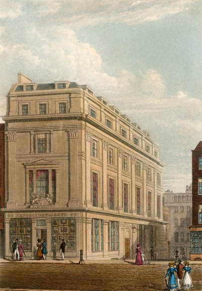96 Strand, Londra; Ackermann Library, Repository of Arts da English School