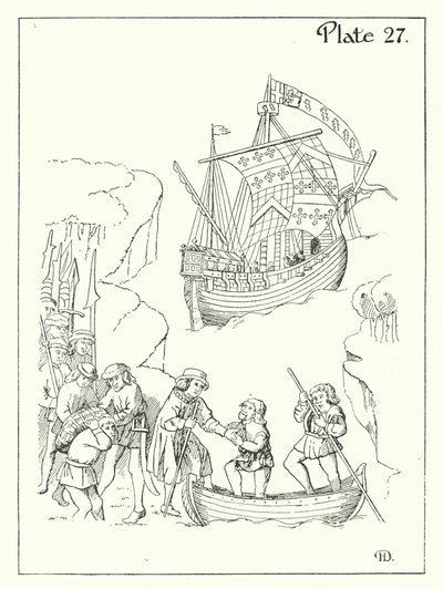 Una nave del XV secolo da English School