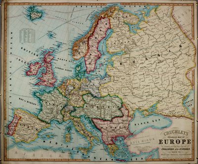 Una mappa colorata dell