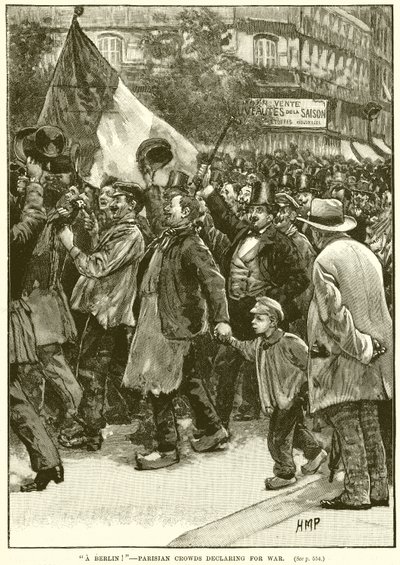 A Berlino! --Folle parigine che dichiarano guerra da English School
