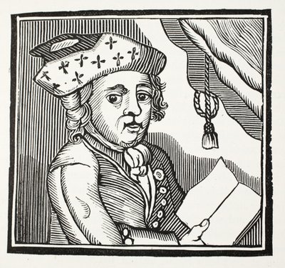 Una breve relazione delle avventure di M. Bamfyeld Moore Carew, illustrazione da Chap-books del XVIII secolo di John Ashton, pub. 1882 da English School