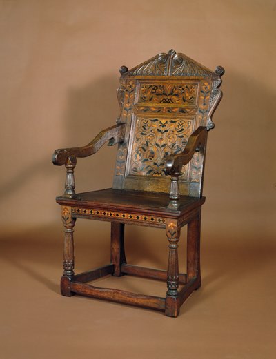 Poltrona di Carlo I, metà del 1600 da English School