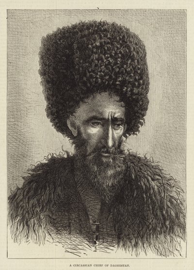 Un capo circasso del Daghestan da English School