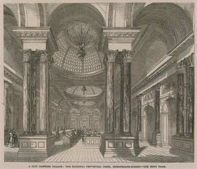 Un palazzo bancario della città da English School