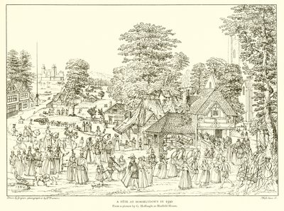 Una festa a Horselydown nel 1590 da English School