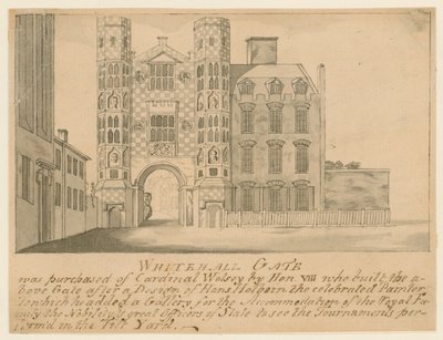 Una Porta appartenente al Vecchio Palazzo di Whitehall da English School