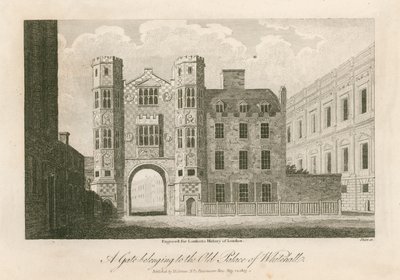 Una Porta appartenente al Vecchio Palazzo di Whitehall da English School