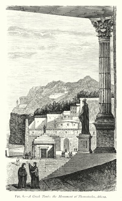 Tomba Greca, il Monumento di Temistocle, Atene da English School