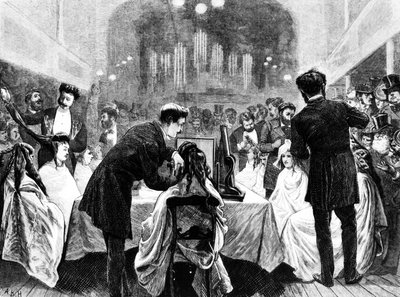 Una mostra di acconciature, 1872 da English School