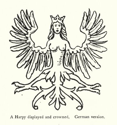 Una arpia esposta e incoronata, versione tedesca da English School