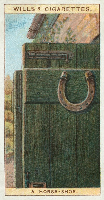 Un ferro di cavallo (cromolito) da English School