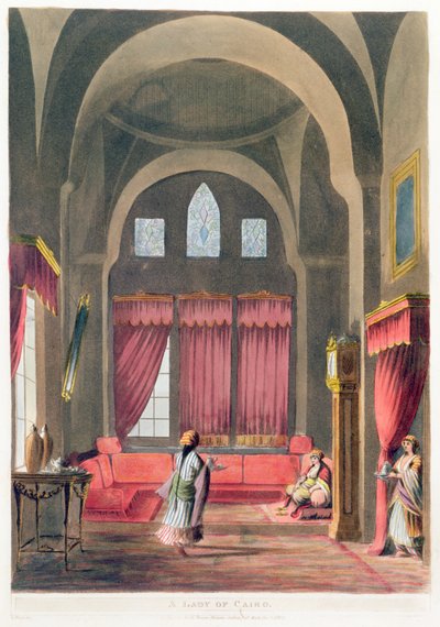 Una signora al Cairo, 1802 da English School