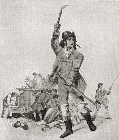 Un pompiere di Londra negli anni 1790. Da The Strand Magazine pubblicato nel 1897. da English School