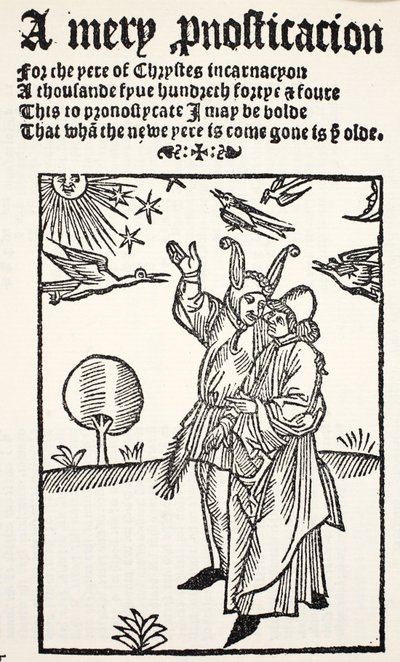 Una allegra prognostica per il 1544 da English School