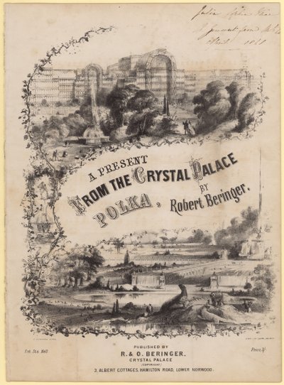 Un regalo dal Crystal Palace Polka da English School