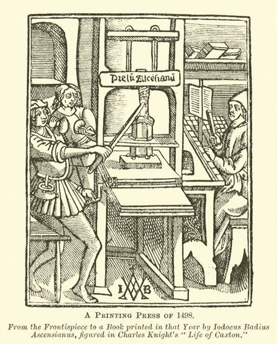 Una Stampa del 1498 da English School