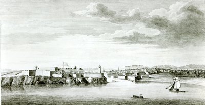 Prospetto del Castello del Moro e della città dell