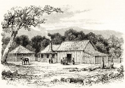 Una stazione di squatters, c.1880, da 