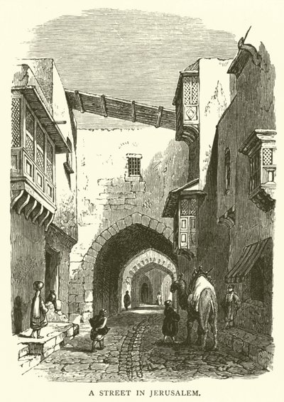 Una strada di Gerusalemme da English School
