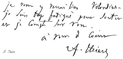 Adolphe Thiers da English School