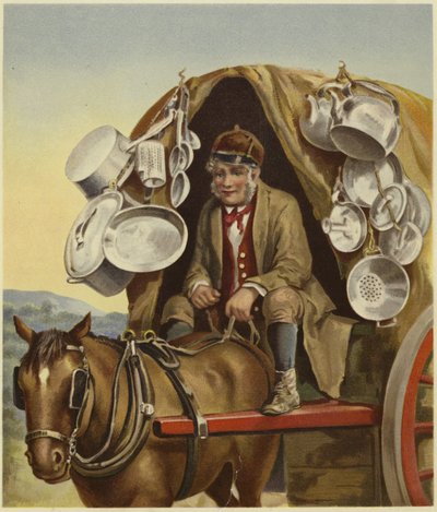 Un commerciante ambulante da English School