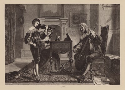 "Un trio" (incisione) da English School