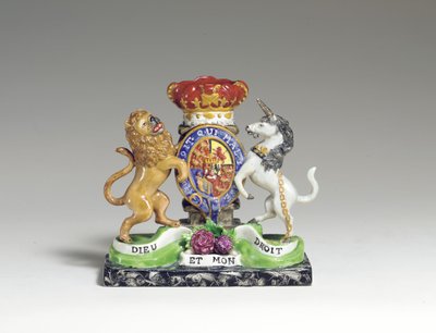 Vaso Walton Armorial come lo Stemma Reale Britannico, c.1825 da English School