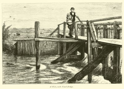 Una chiusa, con ponte fisso da English School
