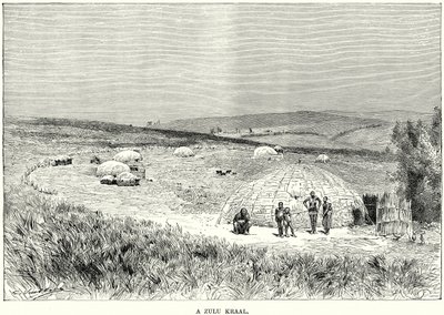 Una perlina Zulu (incisione) da English School