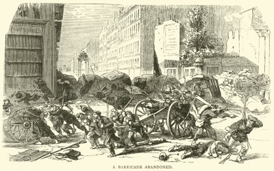 Una barricata abbandonata, aprile 1871 da English School