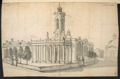 Un edificio a Northampton, dalla 