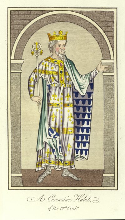 Abito da incoronazione del XIII secolo da English School