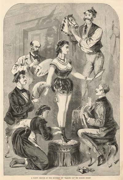 Una fantasia del mistero del trucco nella notte di Boxing da English School