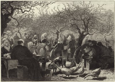 Un giorno di festa in Normandia dopo la raccolta delle mele da English School