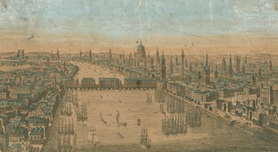 Vista generale delle imbarcazioni a vela sulle acque del fiume Tamigi da English School