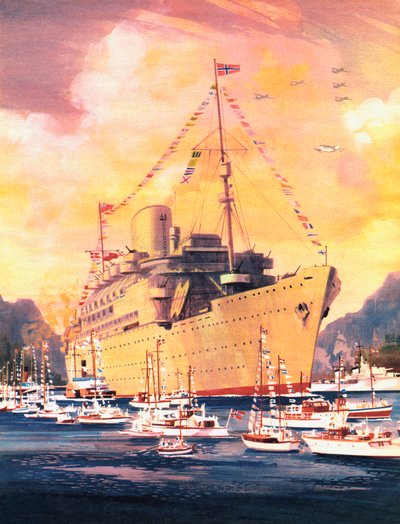 Un grande momento nella storia della Royal Mail Line, l
