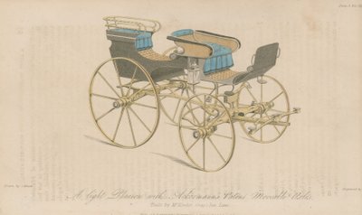 Un leggero Phaeton con assi mobili brevettati di Ackermann da English School