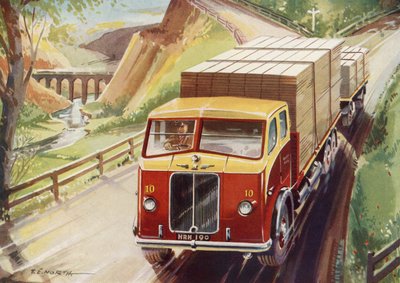 Un camion tuona verso Londra con il suo carico da English School