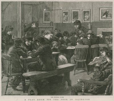 Una sala giochi per i poveri a Islington: La sala generale da English School