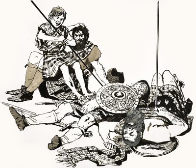 Una scena dalla storia di Andrew Lang 