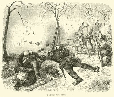 Una tempesta di proiettili, gennaio 1871 da English School