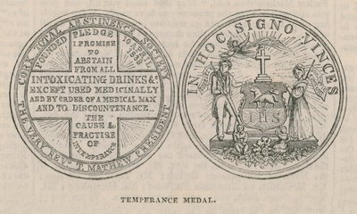 Una medaglia della temperanza da English School